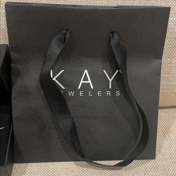 Unstoppable Love Blue & White Lab-Created Sapphire Heart Loop Necklace Sterling - Picture 14 of 15